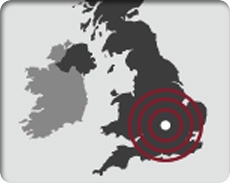 Map Of Uk Indicating Silverstone