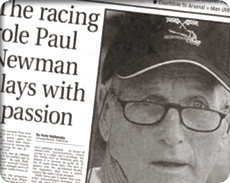 News Paper Clipping About Paul Newman